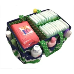 Bacati - Mix N Match Navy/Green Storage Caddy -Storage Basket Shop GUEST 80db9ed2 9440 4dd1 a40a 4f3b84e488d9