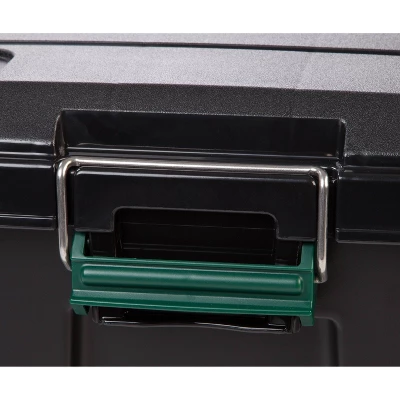 IRIS 87.4qt 4pk Heavy Duty Storage Bins Black 3 IRIS 87.4qt 4pk Heavy Duty Storage Bins Black