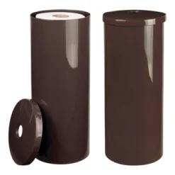 MDesign Toilet Tissue Roll Holder Canister Stand, Stores 3 Rolls, 2 Pack -Storage Basket Shop GUEST 820f9a2c 7827 4b4d a926 210cf5466cb9