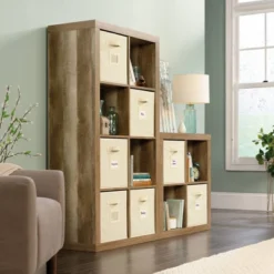 Stow Away 8 Cube Organizer Lintel Oak - Sauder 9 Stow Away 8 Cube Organizer Lintel Oak - Sauder -Storage Basket Shop GUEST 8640003f a8cf 48cb a195 b9be1ff1ad11