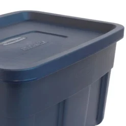 Rubbermaid Roughneck Tote 14 Gallon Stackable Storage Container W/ Stay Tight Lid & Easy Carry Handles, (6 Pack) -Storage Basket Shop GUEST 870c3053 24c4 4d95 b0fe 632a66801868
