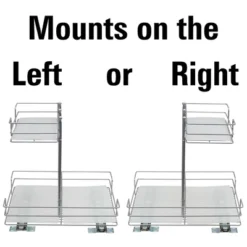 Household Essentials Double-Sided Pantry Organizer Nickel -Storage Basket Shop GUEST 877f1783 e642 4125 9ec0 2eedc0b1931a