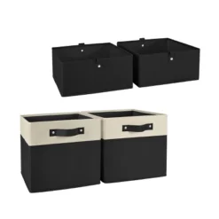 2pc Kids' 10.5" Two-Toned Folding Storage Bin Set - RiverRidge Home -Storage Basket Shop GUEST 8933e176 15f2 4b4f 88be 21c5a3bb4e55