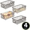 MDesign Metal Bathroom Storage Organizer Basket Bin, 4 Pack 1 MDesign Metal Bathroom Storage Organizer Basket Bin, 4 Pack -Storage Basket Shop GUEST 896a4623 7d3f 498b a029 5210b66325e2