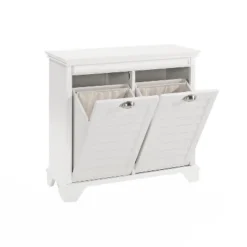 Crosley Linen Hamper In White -Storage Basket Shop GUEST 8ba56439 8d62 4843 884f 7e81ea4666e7
