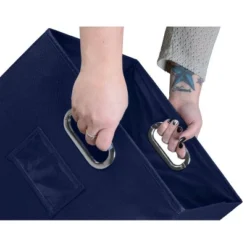 Niche Cubo 6pk Foldable Fabric Storage Bin With Label Holder Blue -Storage Basket Shop GUEST 8c293d92 6665 4632 9d1b af2b76650e1b