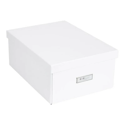 Bigso Box Of Sweden 11"X15"X6" Set Of 2 Katia Box White 5 Bigso Box Of Sweden 11"X15"X6" Set Of 2 Katia Box White - Image 3