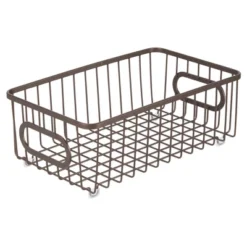 MDesign Metal Bathroom Storage Organizer Basket Bin, 4 Pack -Storage Basket Shop GUEST 8c908a17 6b15 4aac a385 f84856a6284f