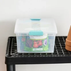 Sterilite Medium Clear Multipurpose Plastic Storage Tote, 8 Pack, And Large Clear Multipurpose Plastic Storage Tote, 8 Pack For Home Organization -Storage Basket Shop GUEST 8d77bf7e 59c9 4dab b21a 9a8301664296