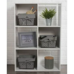 Design Imports Set Of 3 S Rustic Bronze Chicken Wire Ticking Stripe Liner Baskets Black/White -Storage Basket Shop GUEST 8da27fe4 b243 4406 96e4 16b92b693383