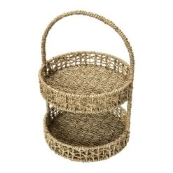Household Essentials 2 Tier Tray Seagrass -Storage Basket Shop GUEST 8dc3311a 4dfe 4f18 a836 03195ab8820c