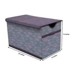 Bacati - Clouds In The City Mint//Gray Storage Toy Chest -Storage Basket Shop GUEST 8eecea37 7af1 447f 9ee2 54ad0aaf9860