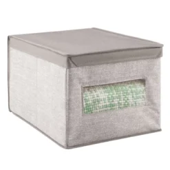 MDesign Stackable Fabric Closet Storage Organizer Box, 6 Pack -Storage Basket Shop GUEST 917d531f 0c4f 48df 8f09 b923f04ab13f