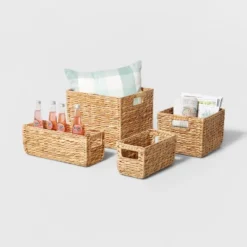 Woven Water Hyacinth Milk Crate - Brightroom™ 9 Woven Water Hyacinth Milk Crate - Brightroom™ -Storage Basket Shop GUEST 9365bfe9 dbd8 490b ac54 8d2b5765ece7 1