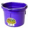 Little Giant P8FBPURPLE 2 Gallon All Purpose Heavy Duty Farm Flat Back Plastic Buckets For Supplies, Toys, Laundry, And Water, Purple, (6 Pack) -Storage Basket Shop GUEST 937a858b 6ff8 4583 ba53 53ea9ca2699c