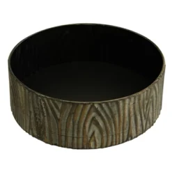 Set Of 2 Round Antique Bronze Metal Boxes With Bird Handled Lid - Olivia & May -Storage Basket Shop GUEST 93a4fe54 7469 4d0e b9b5 d7275246d512