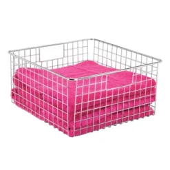 MDesign Bath Metal Storage Organizer Basket - 4 Pack 16 MDesign Bath Metal Storage Organizer Basket - 4 Pack -Storage Basket Shop GUEST 93ffe19e 8515 4ae5 b3be 6e706c5e0bbf