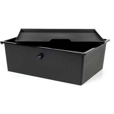 J&V TEXTILES Metal Frame Underbed Storage With Lids, Requires At Least 8”H Clearance From Floor To Bed Frame, Black, 2-Drawer 6 J&V TEXTILES Metal Frame Underbed Storage With Lids, Requires At Least 8”H Clearance From Floor To Bed Frame, Black, 2-Drawer - Image 4