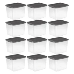 Sterilite 50 Quart Clear Latched Plastic Storage Container -Storage Basket Shop GUEST 96cfb3ac 0f93 4ded b381 25351400b572
