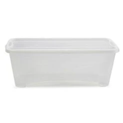 Life Story 6 Liter Shoe, Accessory, And Closet Plastic Storage Box Multi-Purpose Lidded Stacking Tote Containers, Clear (50 Pack) -Storage Basket Shop GUEST 971159e0 75d6 4417 ae20 ddb6364fda5a 1