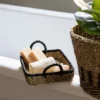 Black Trim Woven Seagrass & Rope Tray By Foreside Home & Garden -Storage Basket Shop GUEST 97a1692d baa1 485e bf9d 4a6615367503