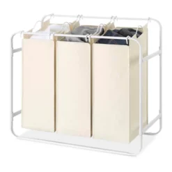 Whitmor Retro Triple Laundry Sorter White 13 Whitmor Retro Triple Laundry Sorter White -Storage Basket Shop GUEST 9850ceb4 c431 457b 9c00 69b3c971dc6e