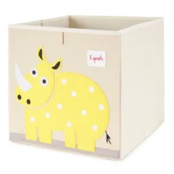 3 Sprouts Large 13 Inch Square Children's Foldable Fabric Storage Cube Organizer Box Soft Toy Bin 2 Piece Bundle With Blue Cat And Yellow Rhino Design 8 3 Sprouts Large 13 Inch Square Children's Foldable Fabric Storage Cube Organizer Box Soft Toy Bin 2 Piece Bundle With Blue Cat And Yellow Rhino Design -Storage Basket Shop GUEST 9ab30dc1 ed1c 4810 a581 2061c9c1a7a5