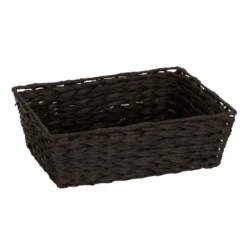 Household Essentials Set Of 4 Hyacinth Stained Baskets Brown -Storage Basket Shop GUEST 9afb9c46 85f4 4ad7 b853 20928143fb18
