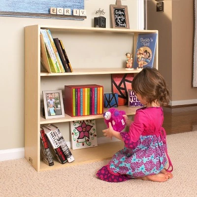 ECR4Kids Streamline 3-Shelf Storage Cabinet, 36in, Double-Sided 8 ECR4Kids Streamline 3-Shelf Storage Cabinet, 36in, Double-Sided - Image 6