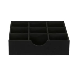 Household Essentials Set Of 2 9-Section Drawer Trays Black Linen -Storage Basket Shop GUEST 9fa522f3 60d1 459b b03b 45fc00a17755