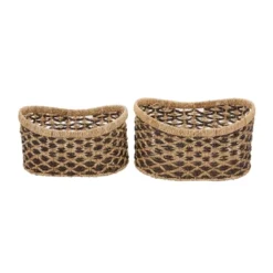 Set Of 2 Sea Grass Storage Baskets - Olivia & May -Storage Basket Shop GUEST 9fae6503 f385 40d7 93e5 426caa888882
