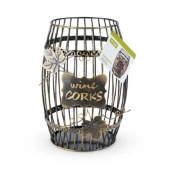 True Display Wine Kitchen, Barrel Cage Holder Collector Decorative Vino Cork Storage Box Container Gift, Set Of 1, Brown -Storage Basket Shop GUEST a119d312 4aec 4e54 9290 9db5d78fd439
