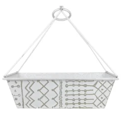 Multi Pattern Metal Caddy - Foreside Home & Garden -Storage Basket Shop GUEST a35d109b 7c22 43be 863a 34e7a3a621b9