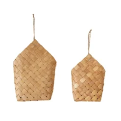 Set Of 2 Woven Wall Baskets Brown Rattan & Jute By Foreside Home & Garden 10 Set Of 2 Woven Wall Baskets Brown Rattan & Jute By Foreside Home & Garden -Storage Basket Shop GUEST a4969b91 b538 4ebe b4c4 81202af918db