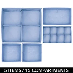 MDesign Child/Baby Drawer And Closet Storage Organizer Combo, Set Of 5 -Storage Basket Shop GUEST a5c217e6 8462 4316 a23f d34a6fe11831