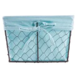 Design Imports Set Of 5 Rustic Bronze Chicken Wire Liner Baskets Aqua 12 Design Imports Set Of 5 Rustic Bronze Chicken Wire Liner Baskets Aqua -Storage Basket Shop GUEST a5ff0266 e6b1 4692 b6d2 d387cd6abb75
