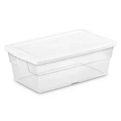 Sterilite 6 Quart Clear Multipurpose Plastic Storage Tote, 12 Pack, & 16 Quart Clear Multipurpose Plastic Storage Tote, 12 Pack For Home Organization -Storage Basket Shop GUEST a6312825 f8f0 40bd 9ee5 4c1d66ea7d0a