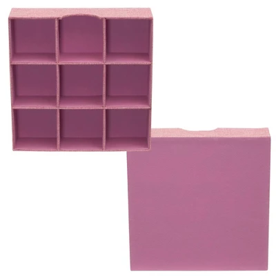 Household Essentials Set Of 2 9-Section Drawer Trays Carnation Pink 8 Household Essentials Set Of 2 9-Section Drawer Trays Carnation Pink - Image 6