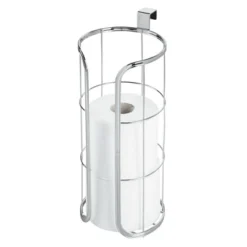 MDesign Metal Over The Tank Toilet Tissue Paper Roll Holder 16 MDesign Metal Over The Tank Toilet Tissue Paper Roll Holder -Storage Basket Shop GUEST a8394142 29ff 4200 8aeb a53228fbfa39