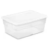 Sterilite 6 Quart Clear Multipurpose Plastic Storage Tote, 12 Pack, & 16 Quart Clear Multipurpose Plastic Storage Tote, 12 Pack For Home Organization -Storage Basket Shop GUEST a8f45b5e b6bc 415c 9788 f35e00bf1fce