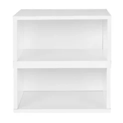 Niche Cubo Storage Organizer Open Bookshelf Set With 2 Half Size Cubes White Wood Grain -Storage Basket Shop GUEST a99e9a0b 365f 40a2 8473 18a1d97d22a0