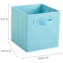 ClosetMaid Cubeicals Fabric Storage Drawer Organizer Bin With Handle For Clothing, Toys, And Home Or Office Accessories, Light Blue -Storage Basket Shop GUEST a9a732b0 9963 4a35 ba49 14aaf784d7e8