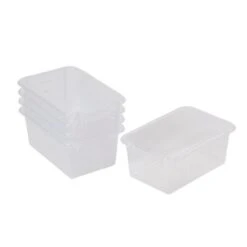 Educator Direct Scoop Front Multipurpose Storage Bins, Cubby Compatible, 5-Piece -Storage Basket Shop GUEST aa38a3c2 48a1 471b a620 ec817a91e79c