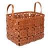 Mela Artisans Natural Large Leather Woven Basket -Storage Basket Shop GUEST aa8f8047 f6fb 4fa0 a8e7 3dc4937a9040 1