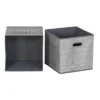 Household Essentials 11" Set Of 6 Storage Bins Gray -Storage Basket Shop GUEST ae0d4e8a 18be 4b37 819c 7b02c18cfd5d