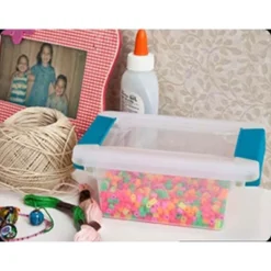 Sterilite Plastic Miniature Clip Storage Box Container With Latching Lid For Home, Office, Workspace, And Utility Space Organization -Storage Basket Shop GUEST afc565c5 ef4e 47df 98da fe05a944b217