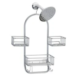 MDesign Metal Large Bath Tub & Shower Caddy, Hanging Storage Organizer 18 MDesign Metal Large Bath Tub & Shower Caddy, Hanging Storage Organizer -Storage Basket Shop GUEST b038ace7 396a 448d bbab d75eec932d2a