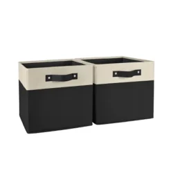 2pc Kids' 10.5" Two-Toned Folding Storage Bin Set - RiverRidge Home -Storage Basket Shop GUEST b0cd9c0c 2716 47bb 9142 06532c147172