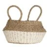 White Rope & Seagrass Belly Basket - Foreside Home & Garden -Storage Basket Shop GUEST b0deb179 ea88 4d2f b389 efa32ed52278