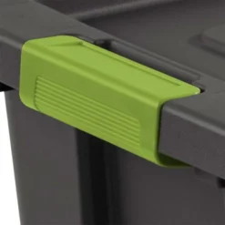 Sterilite Tuff1 Multipurpose 18 Gallon Stackable Plastic Storage Container Organizational Tote Bin With Secure Latching Lids, Flat Gray (6 Pack) -Storage Basket Shop GUEST b172d3a7 aa66 4fa7 8ff7 871cb4015c27